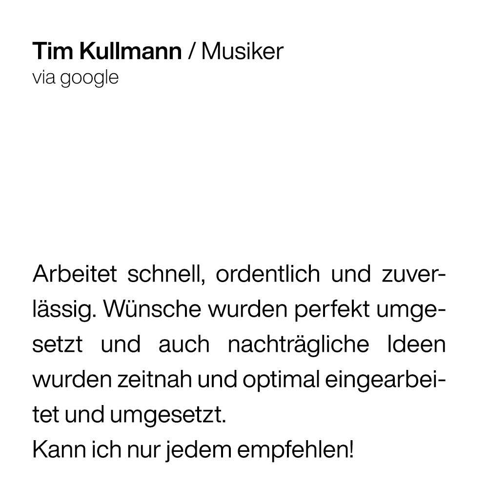 Bewertung: Tim Kullmann